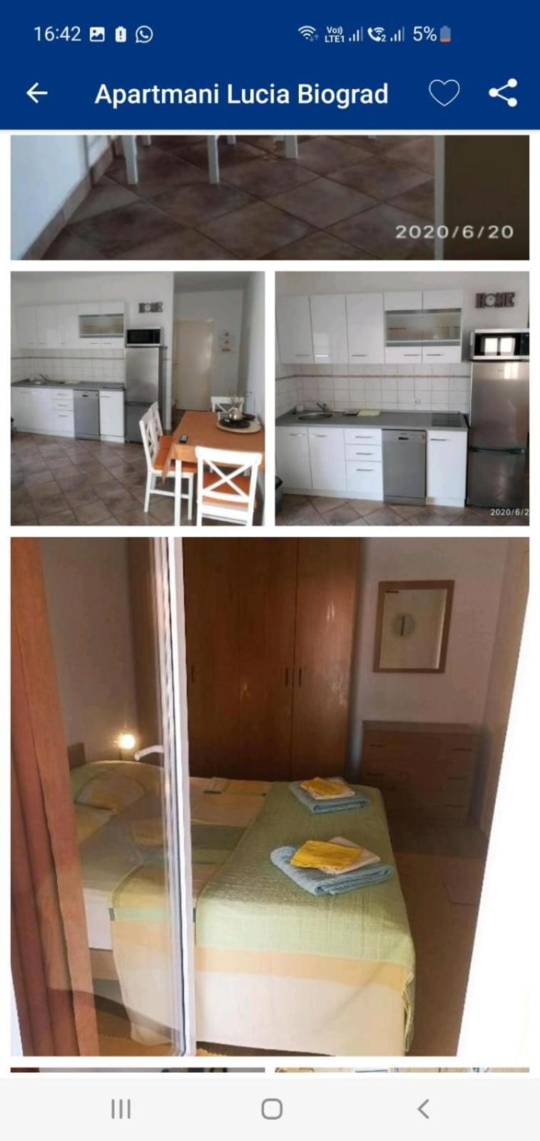 Apartmani Lucia Biograd Biograd Na Moru Ngoại thất bức ảnh