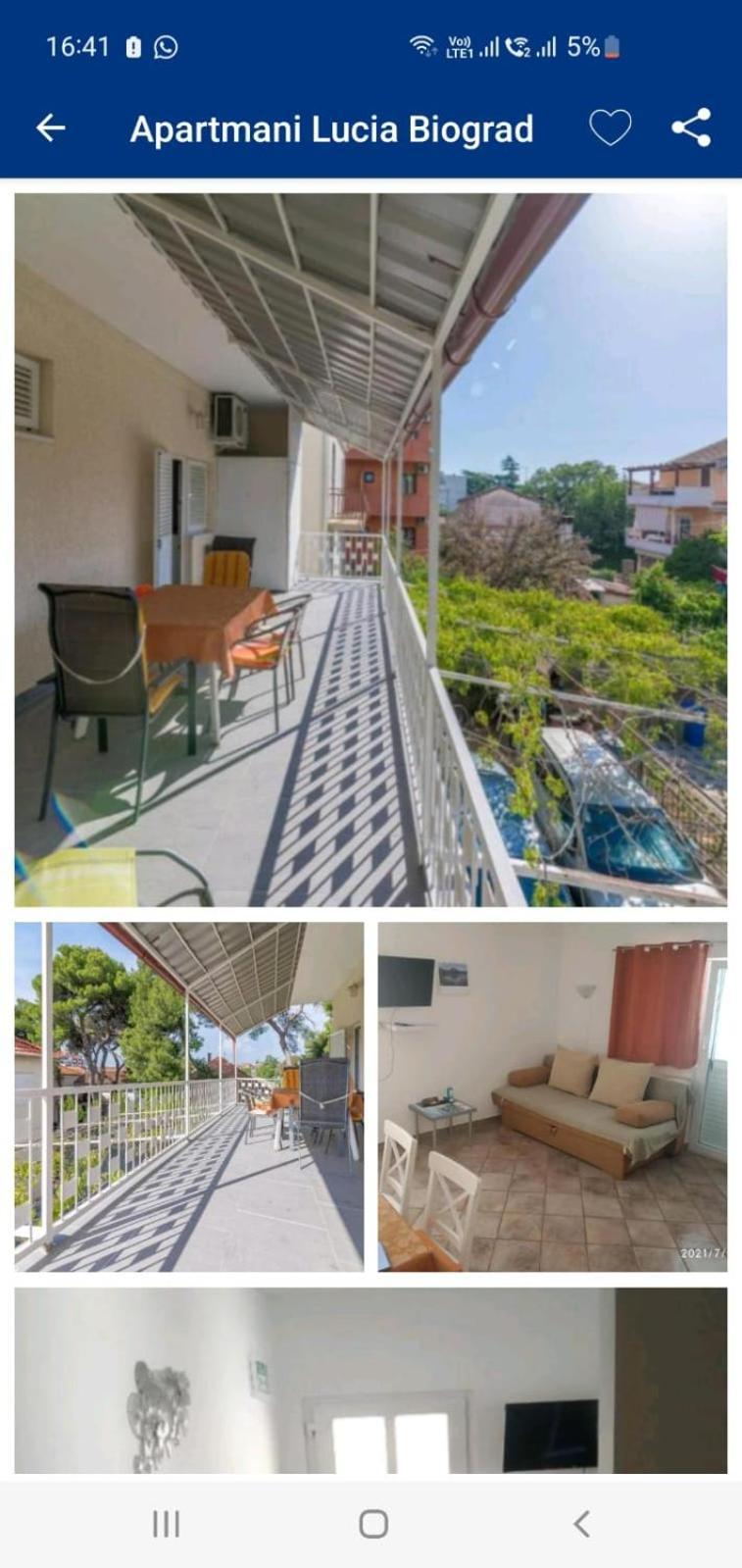 Apartmani Lucia Biograd Biograd Na Moru Ngoại thất bức ảnh